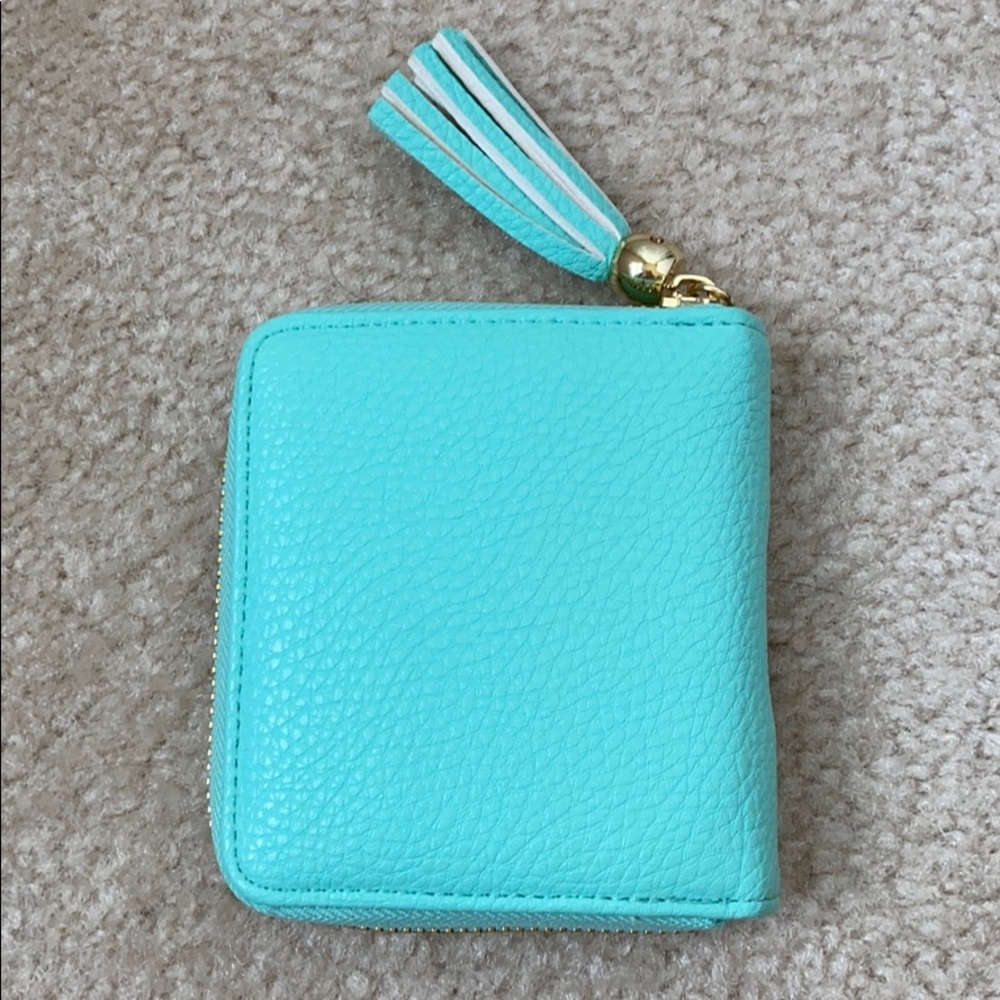 Charming Charlie | Mint Green Square Wallet